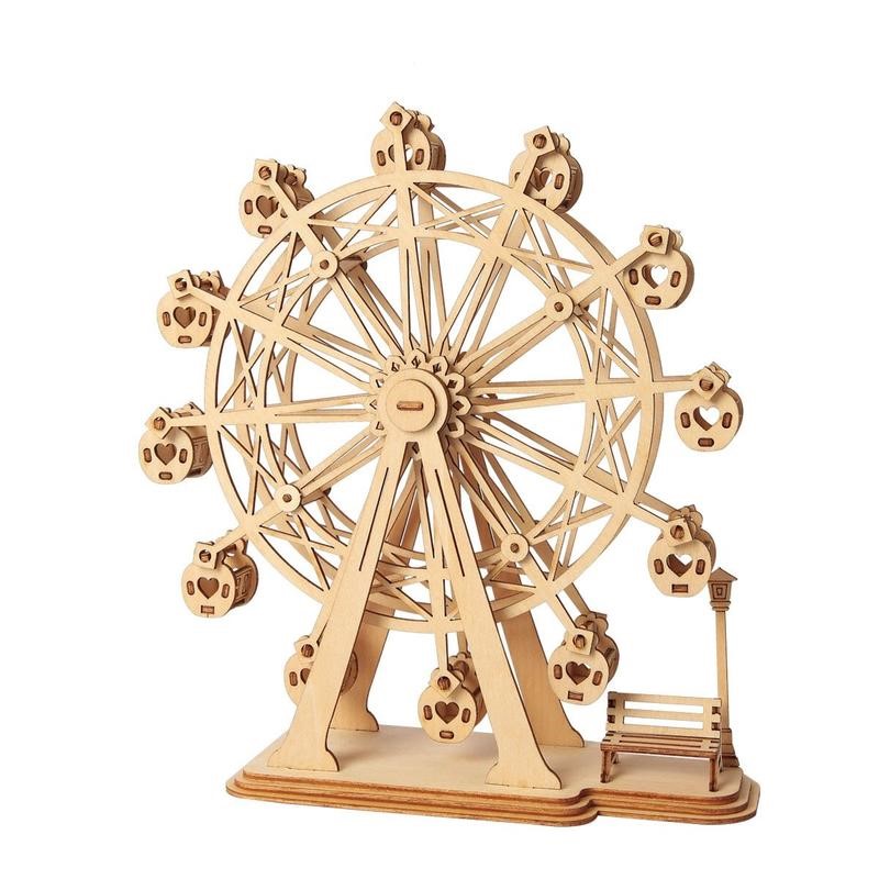 3D dřevěné puzzle Ruské kolo