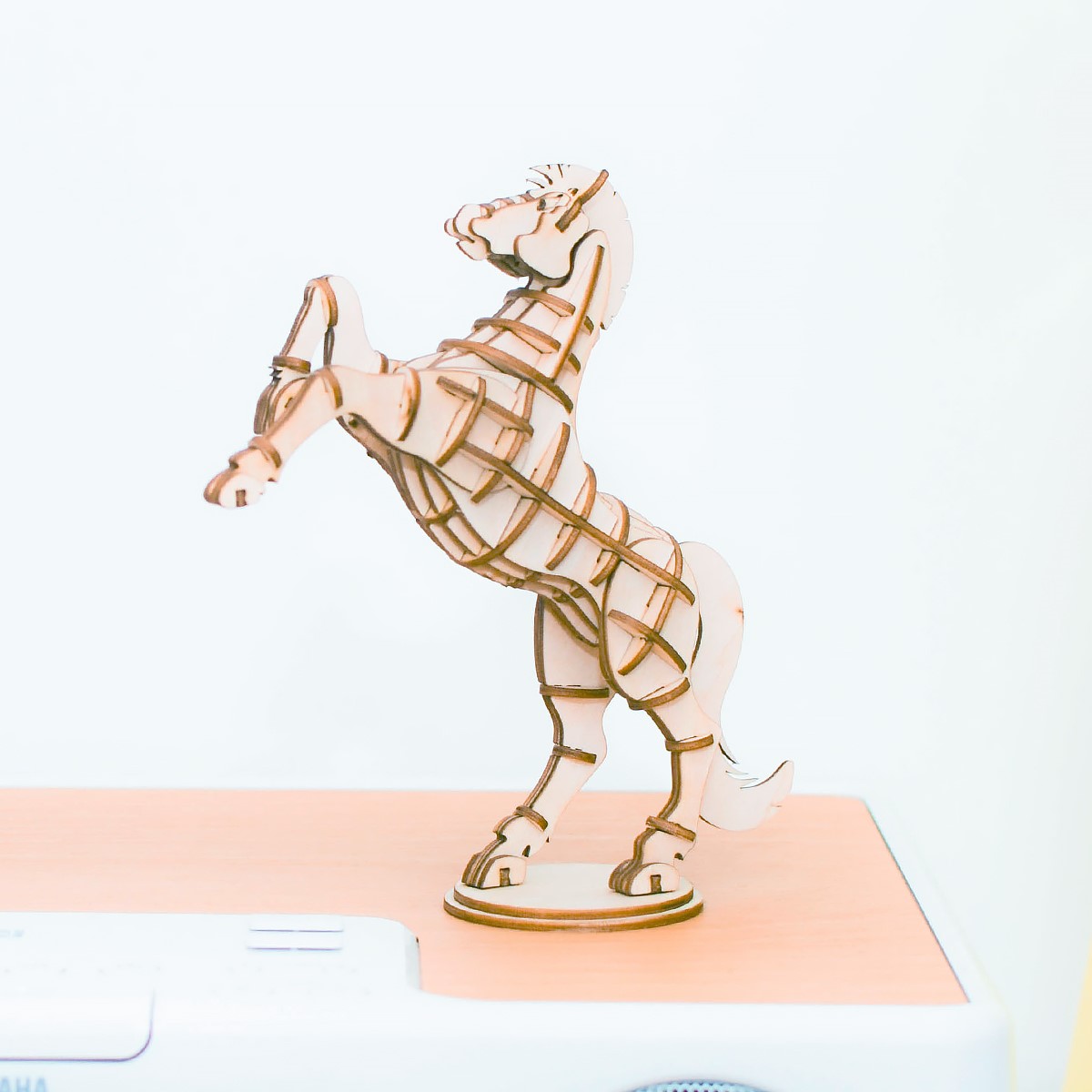 3D dřevěné puzzle kůň