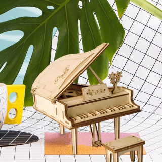 3D dřevěné puzzle grand piano