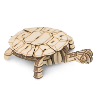 3D dřevěné puzzle želva